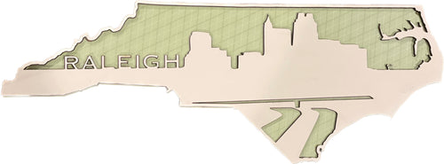 North Carolina - Raleigh Skyline