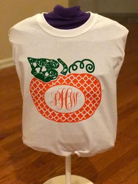 Pumpkin Monogram Shirt