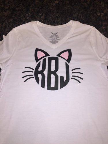 Black Cat Monogram Shirt