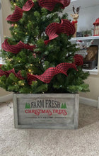 Christmas Tree Planter Box