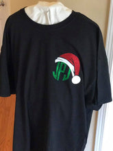 Monogramed Santa Hat Shirt